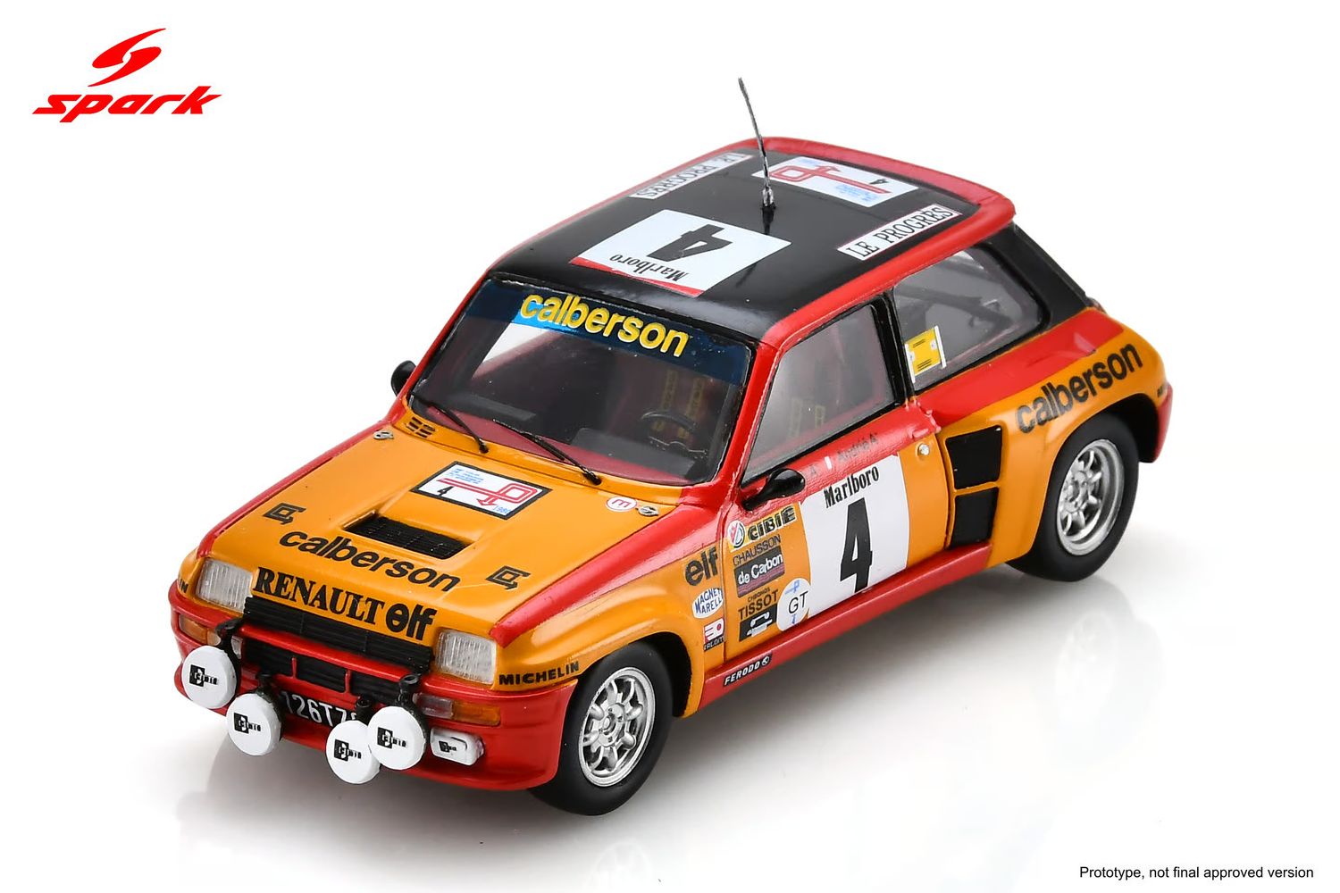 1:43 Spark - Renault 5 Turbo #4 Tour Auto 1980 J. Ragnotti J.M. Andrié