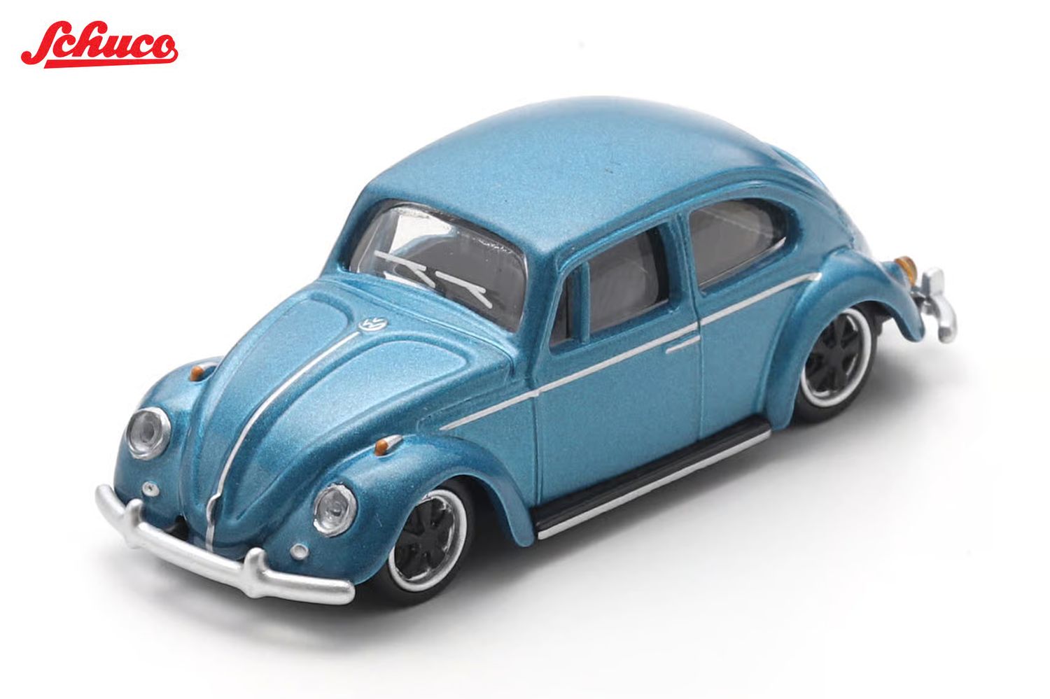 1:64 Schuco - 1965 VW Beetle Lowrider, metallic-blue