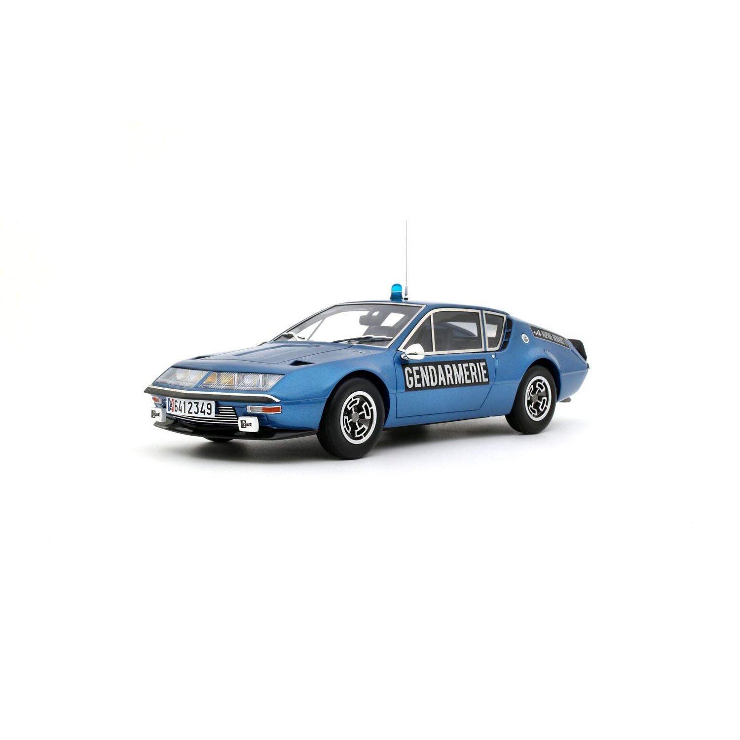1:18 Otto Mobile - 1974 Renault Alpine A310 1600VF Gendarmerie Police Blue