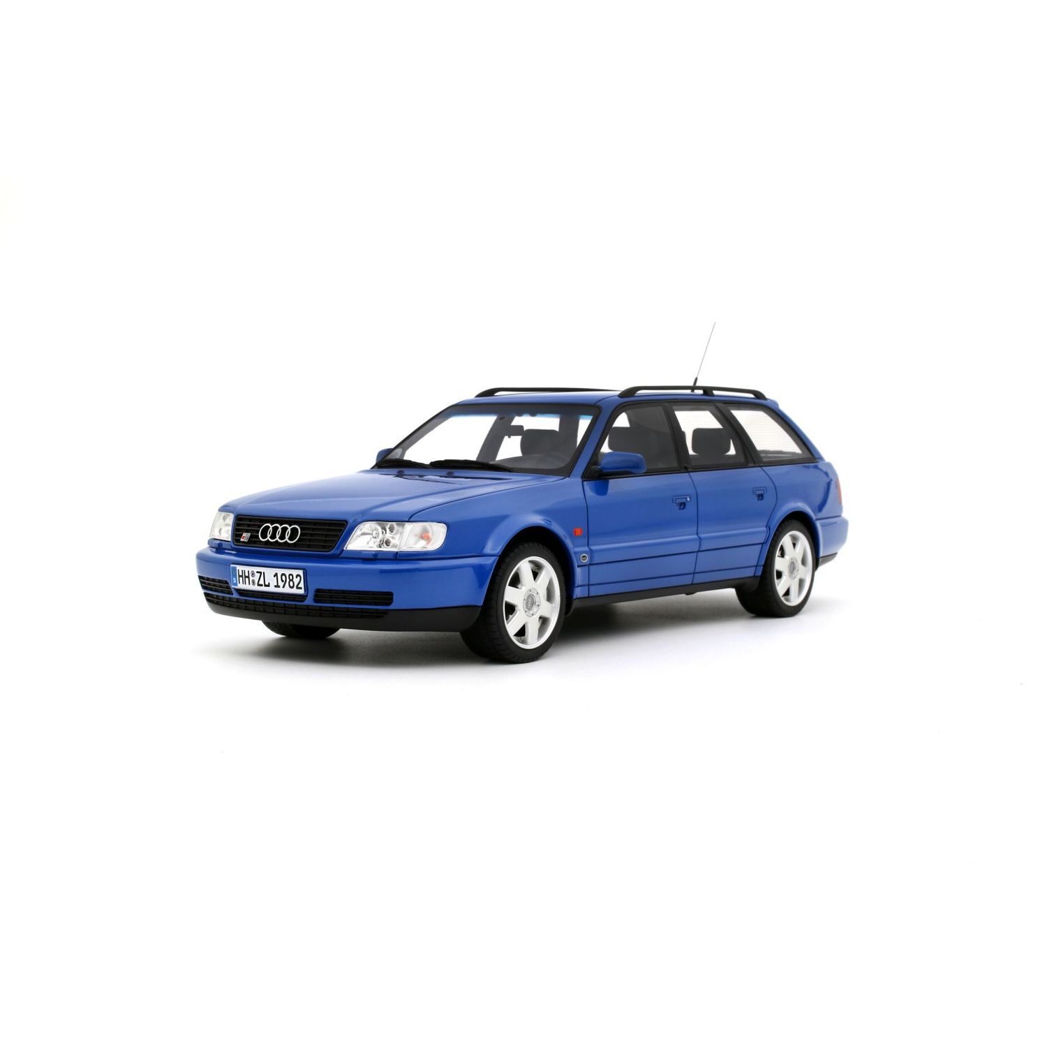 1:18 Otto Mobile - 1995 Audi S6 Plus (C4) Avant Nogaro Blue