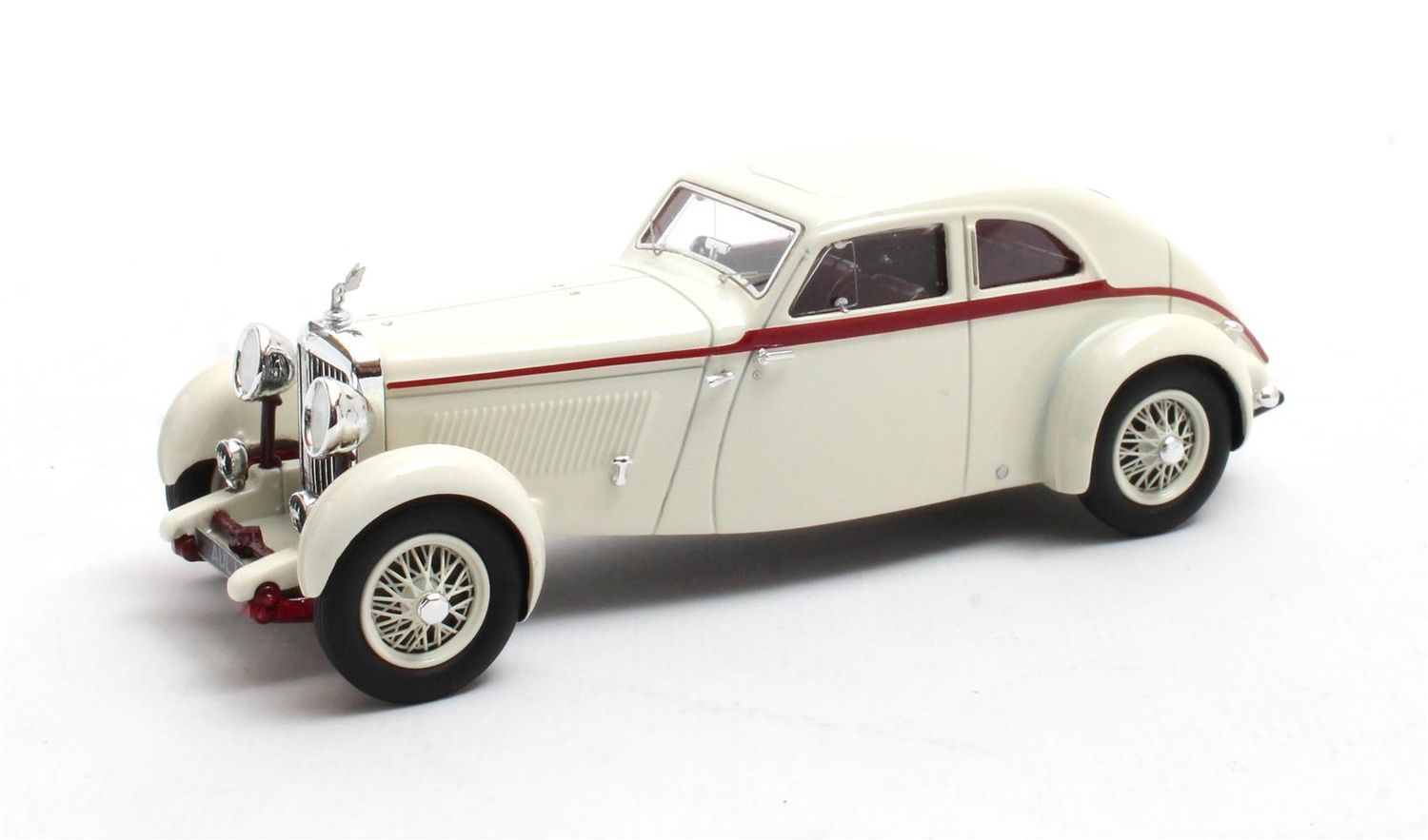 1:43 Matrix - 1934 Bentley 3.5L Streamline Coupé Park Ward Beige Red