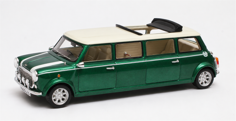 1:43 Matrix - 1990 Mini Cooper Limousine Green White