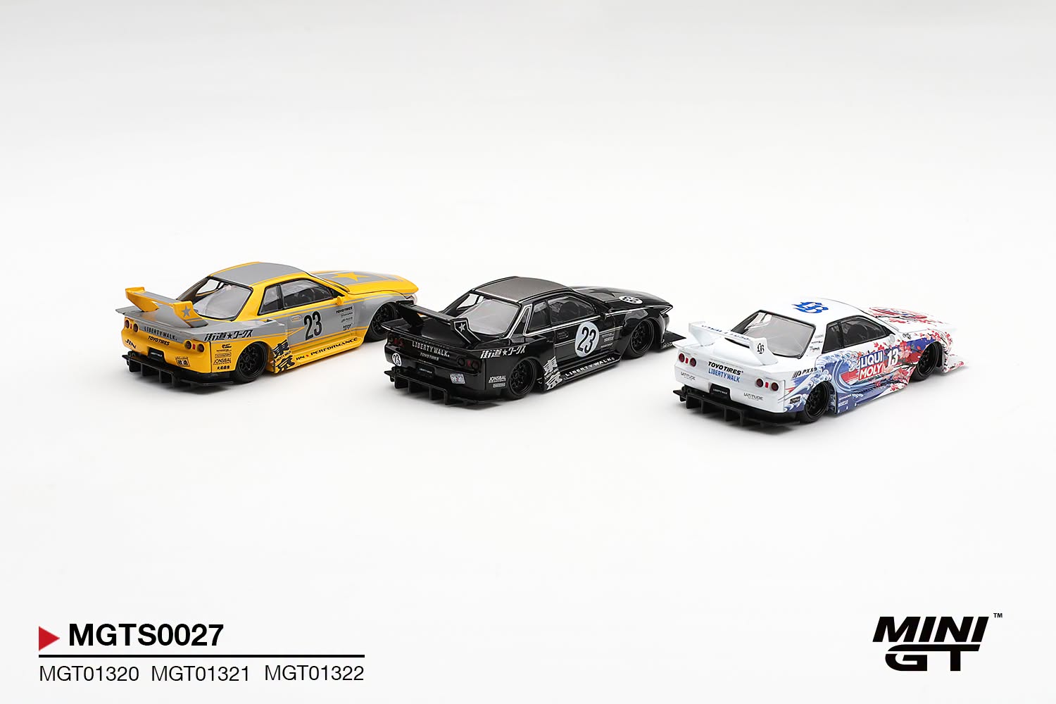 1:64 Mini GT - 2026 INOZETEK x Liberty Walk R32 3 cars set 2026 Show Edition