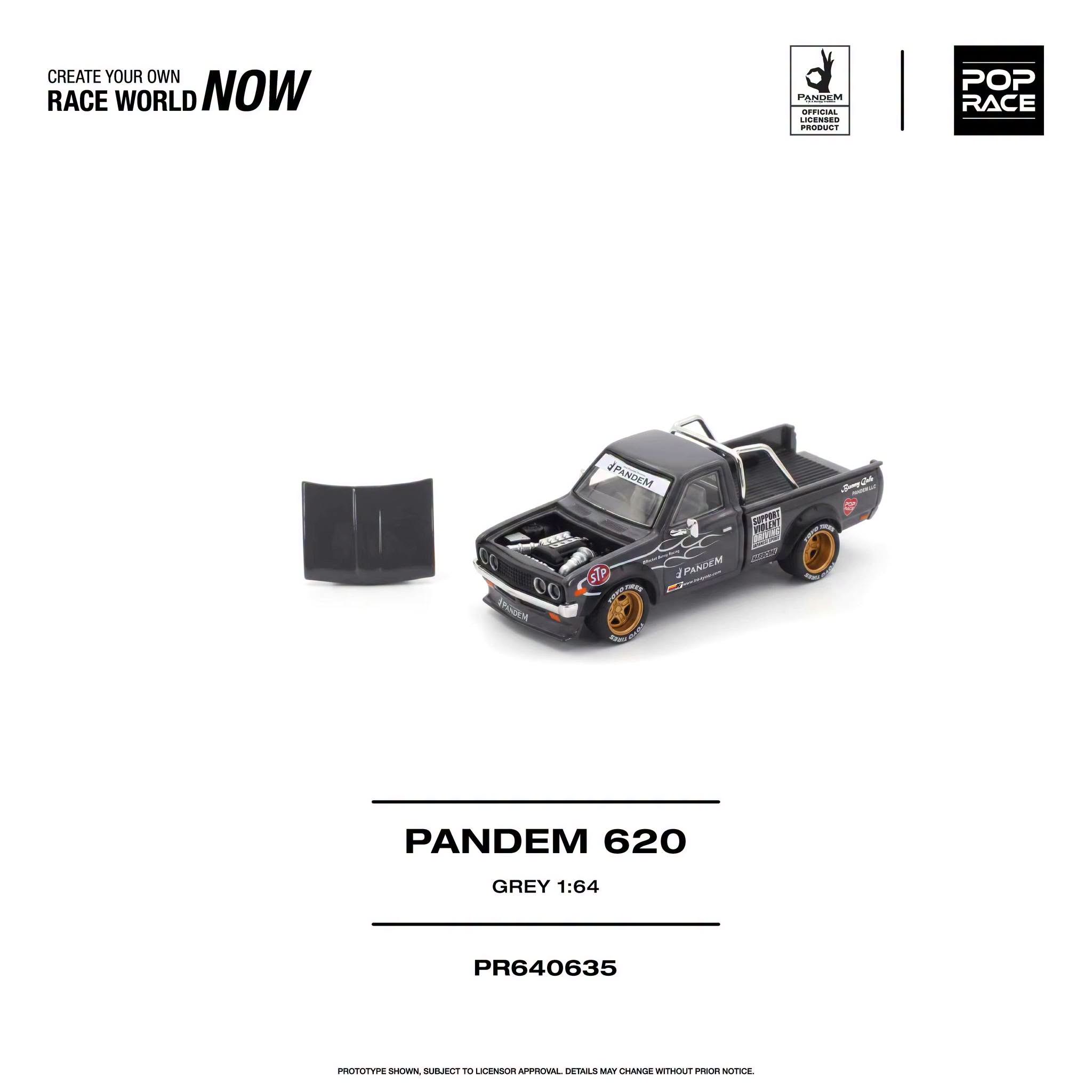 1:64 Pop Race Limited - Pandem 620, grey