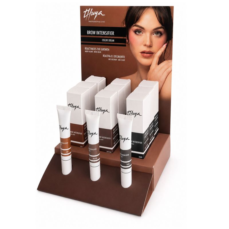 Brow Intensifier Color Cream  -  Espositore (9pz + 3tester) Thuya (Nuovo formato 7ml)