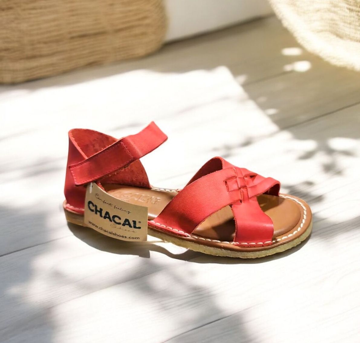 CHACAL  : nu pieds corail SC