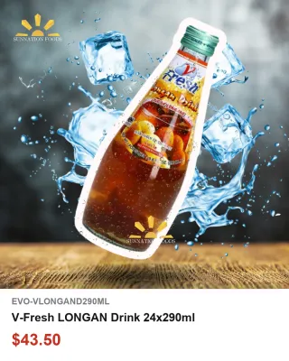 V-Fresh Longan Drink 24 x 290ml