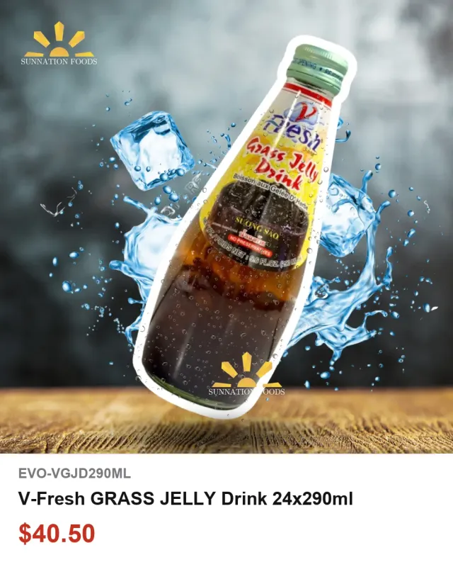 V-Fresh Grass Jelly Drink 24 x 290ml