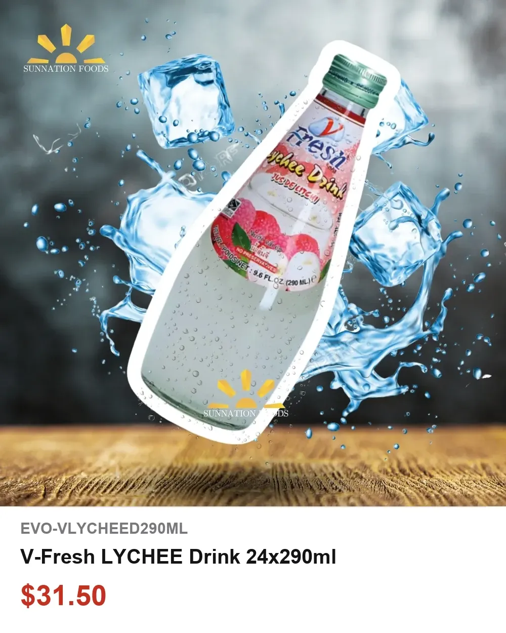 V-Fresh Lychee Drink 24 x 290ml