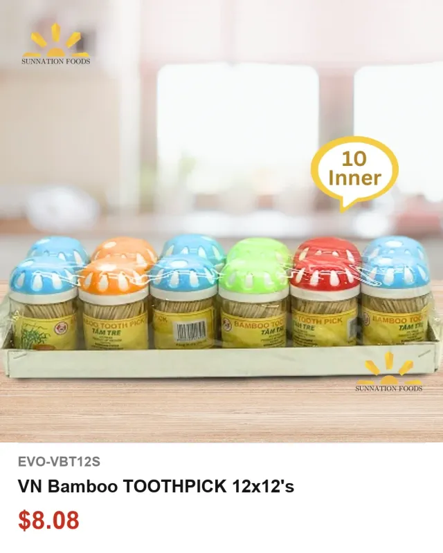 VN Bamboo TOOTHPICK 12x12s