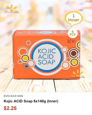 Kojic ACID Soap 6x140g (Inner)