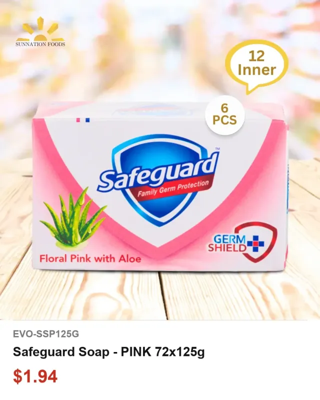 Safeguard Soap - PINK 72x125g