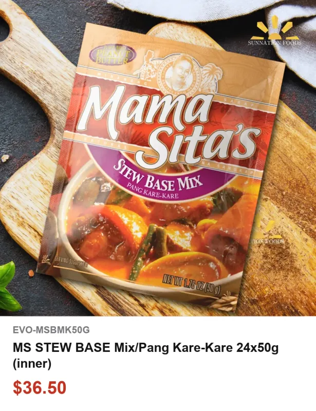 MS STEW BASE Mix-Pang Kare-Kare 24x50g (inner)