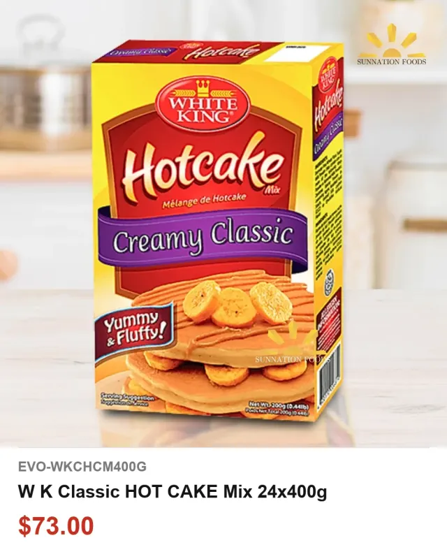 W K Classic HOT CAKE Mix 24x400g