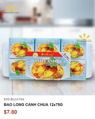 BAO LONG CANH CHUA 12x75G