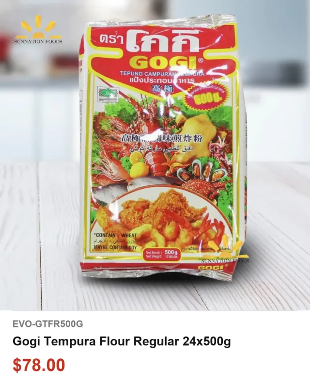 Gogi Tempura Flour Regular 24x500g
