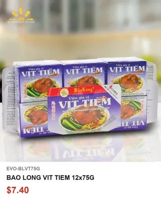 BAO LONG VIT TIEM 12x75G