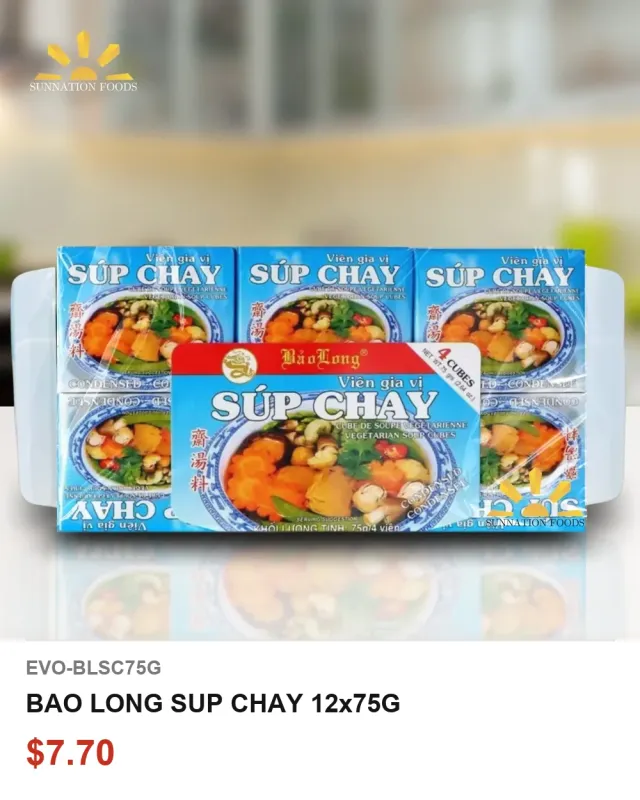 BAO LONG SUP CHAY 12x75G
