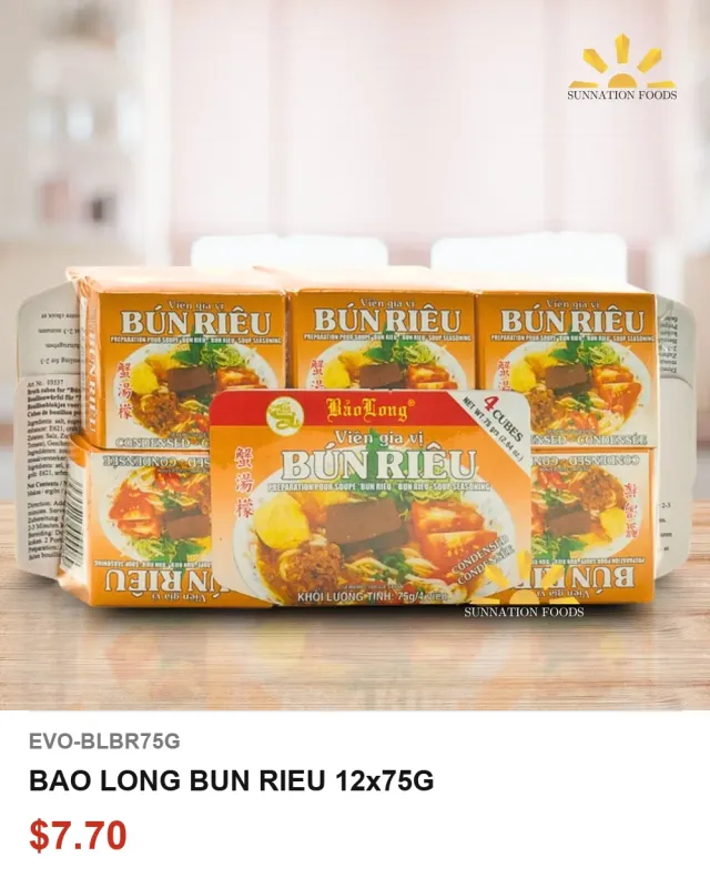 BAO LONG BUN RIEU 12x75G