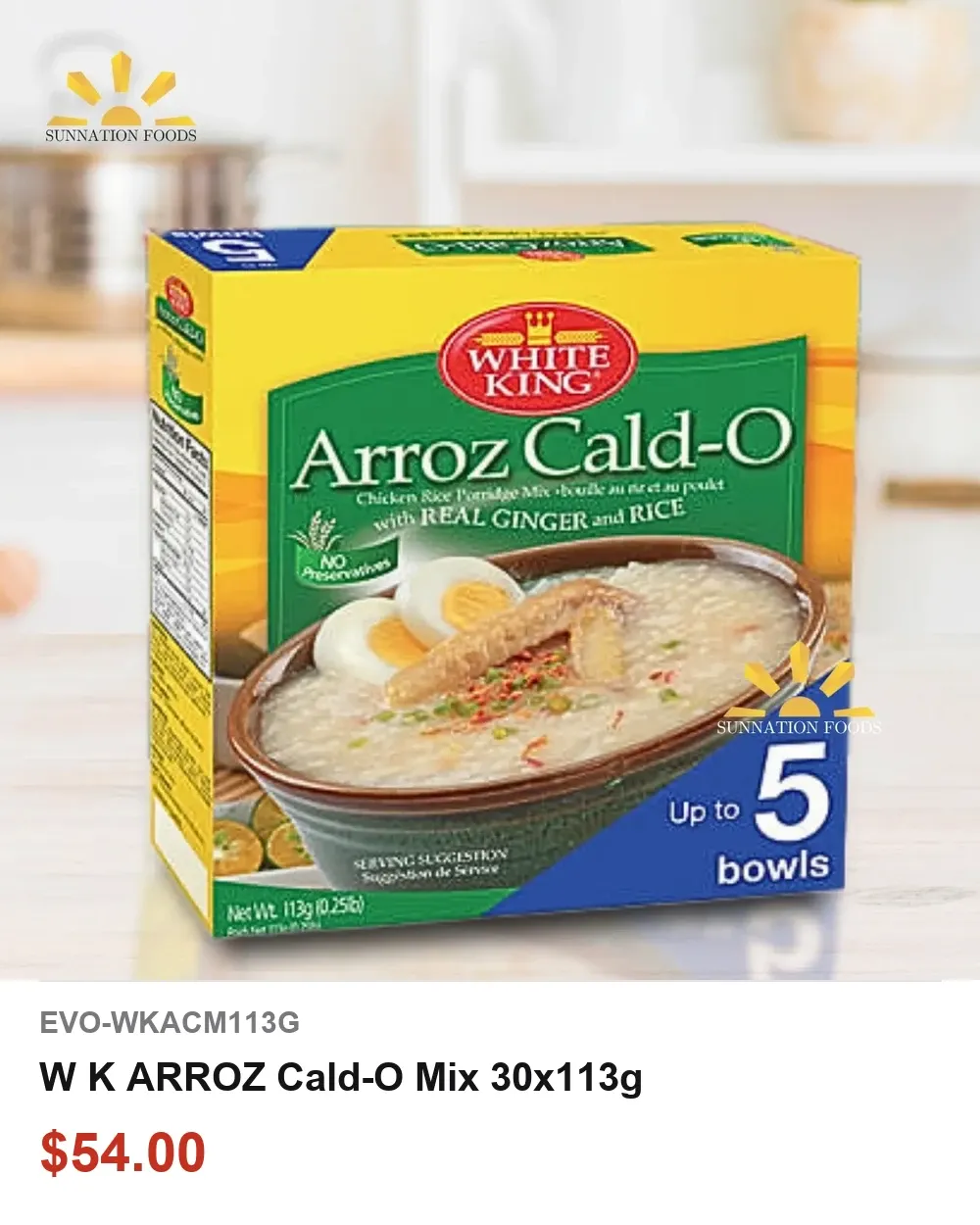 W K ARROZ Cald-O Mix 30x113g