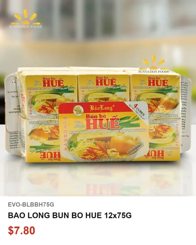 BAO LONG BUN BO HUE 12x75G