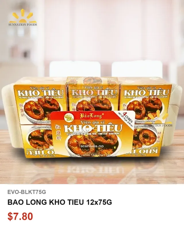BAO LONG KHO TIEU 12x75G