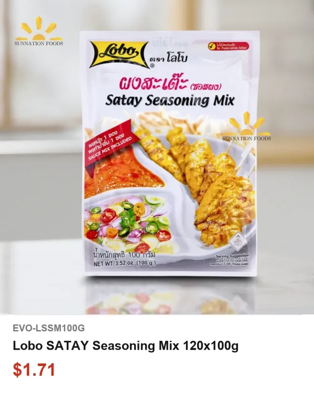 Lobo SATAY Seasoning Mix 120x100g