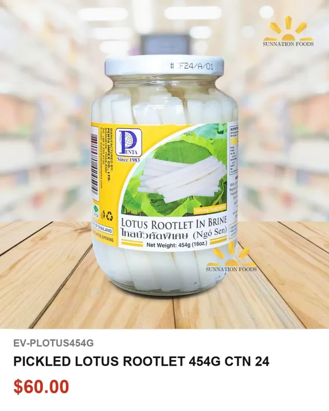 PICKLED LOTUS ROOTLET 454G CTN 24