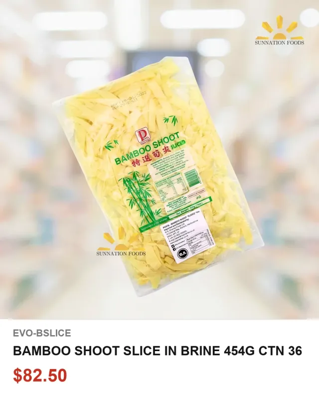 BAMBOO SHOOT SLICE IN BRINE 454G CTN 36
