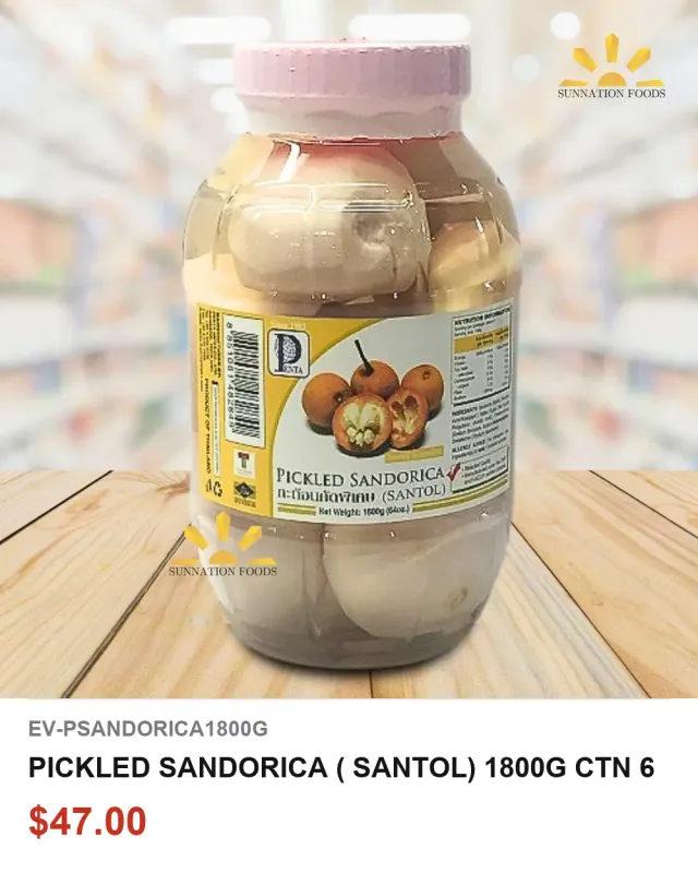 PICKLED SANDORICA ( SANTOL) 1800G CTN 6