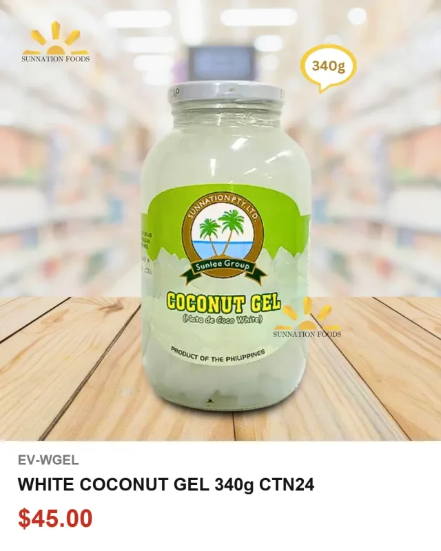 WHITE COCONUT GEL 340g CTN24