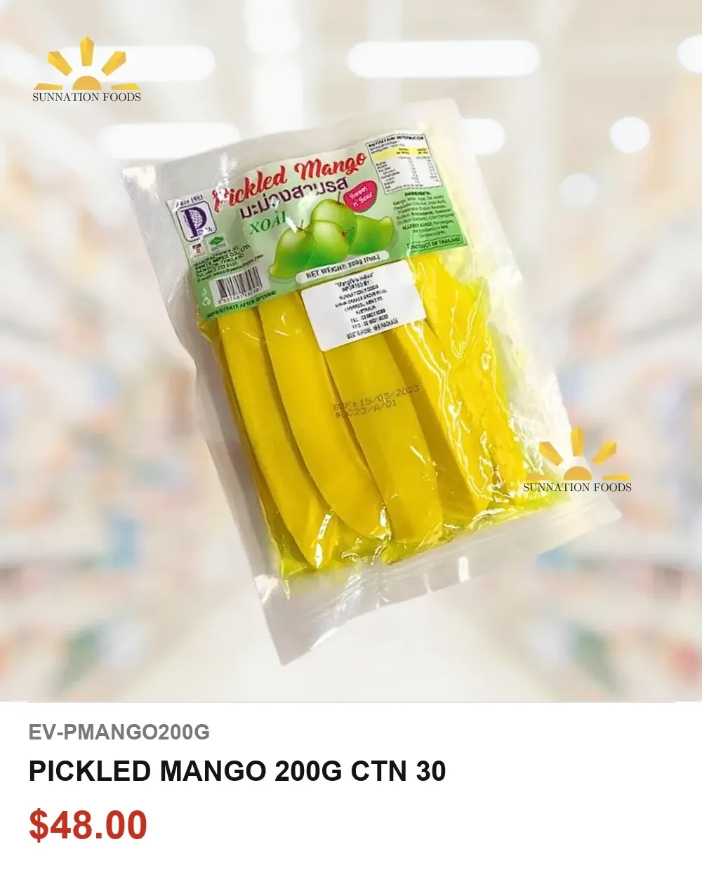 PICKLED MANGO 200G CTN 30