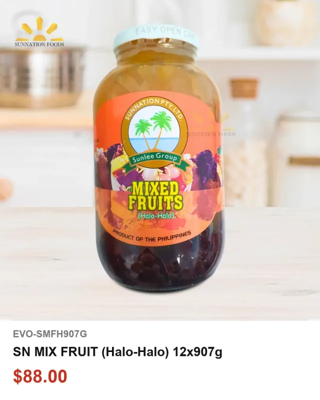SN MIX FRUIT (Halo-Halo) 12x907g