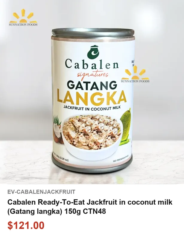 Cabalen Ready-To-Eat Jackfruit in coconut milk (Gatang langka) 150g CTN48