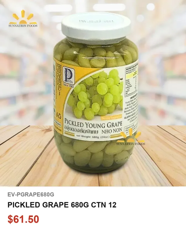 PICKLED GRAPE 680G CTN 12