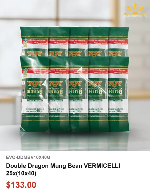 Double Dragon Mung Bean VERMICELLI 25x(10x40)