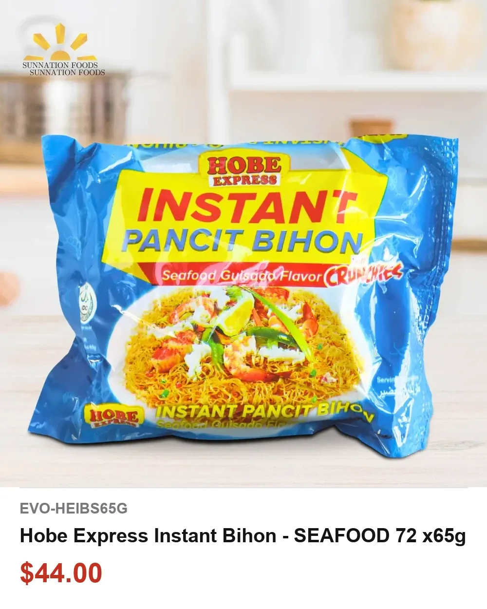 Hobe Express Instant Bihon - SEAFOOD 72 x65g