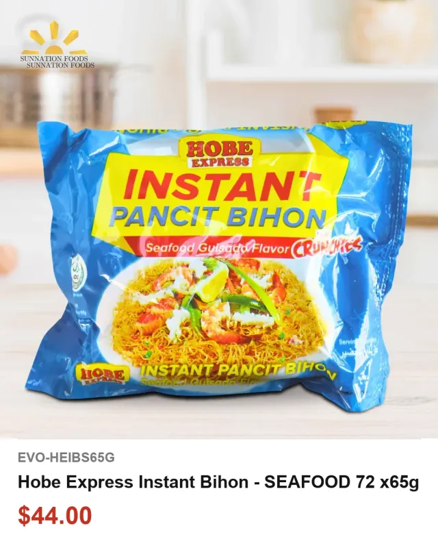 Hobe Express Instant Bihon - SEAFOOD 72 x65g