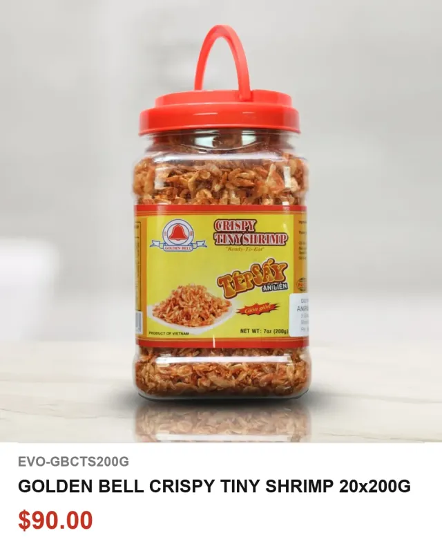 GOLDEN BELL CRISPY TINY SHRIMP 20x200G