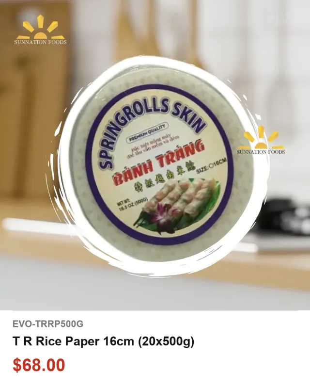 T R Rice Paper 16cm (20x500g)