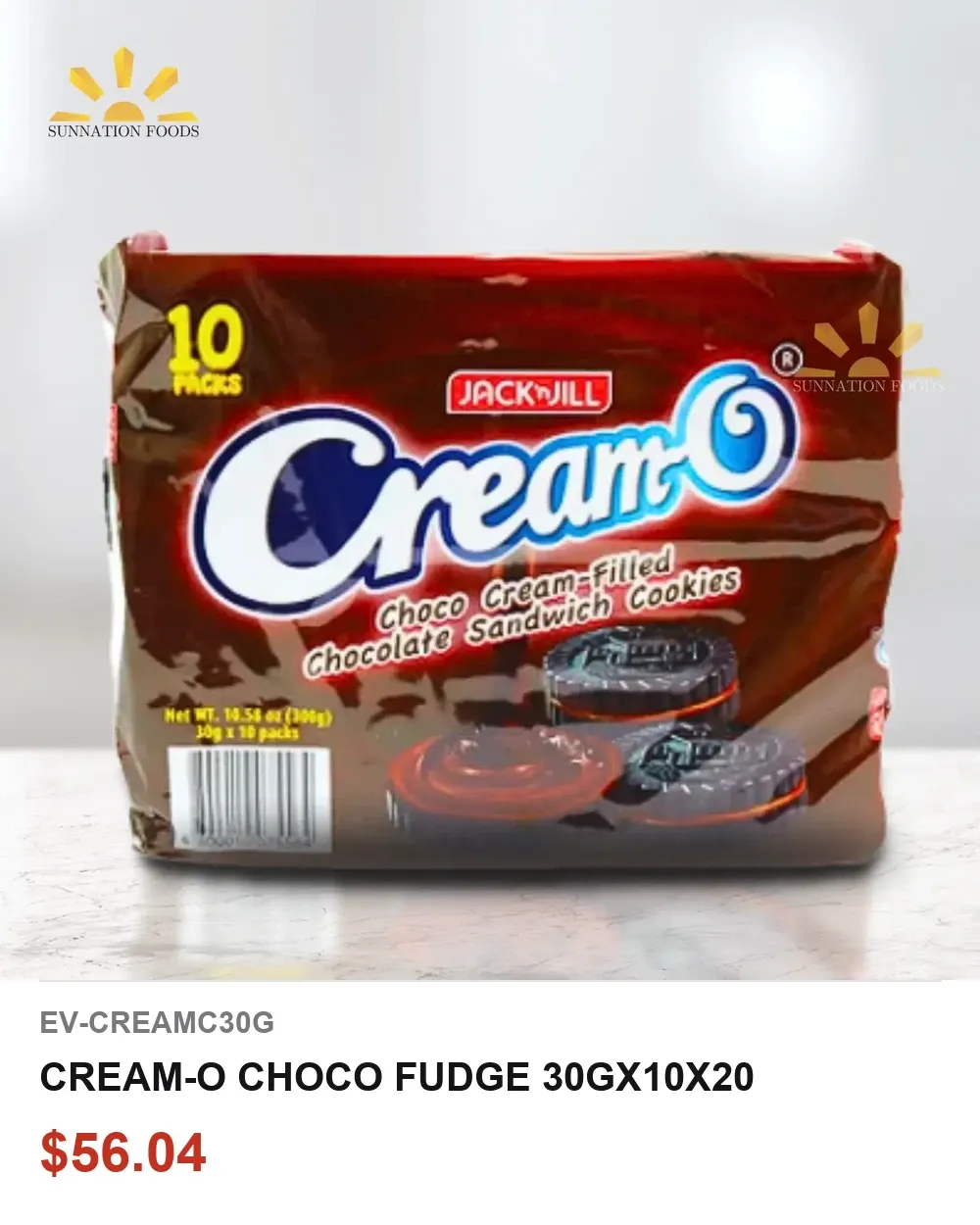 CREAM-O CHOCO FUDGE 30GX10X20