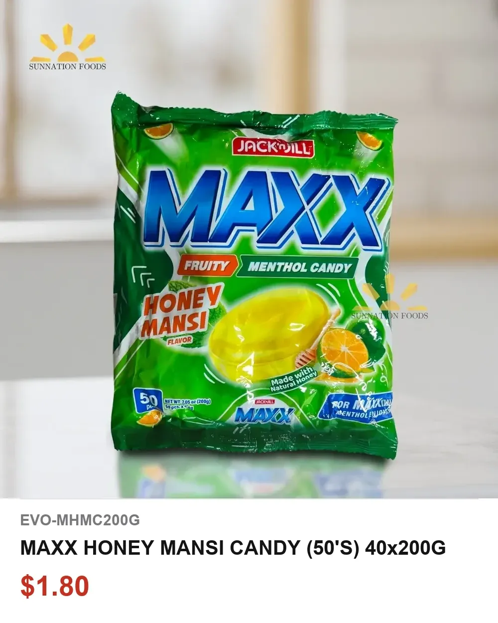 MAXX HONEY MANSI CANDY (50's) 40x200G