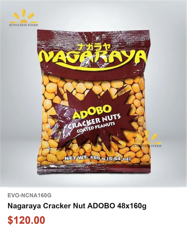Nagaraya Cracker Nut ADOBO 48x160g