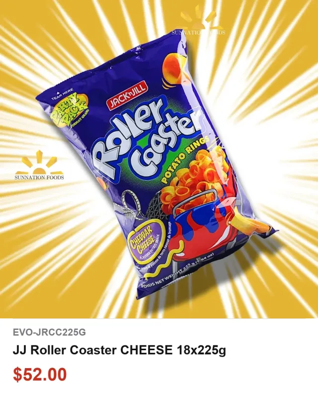 JJ Roller Coaster CHEESE 18x225g