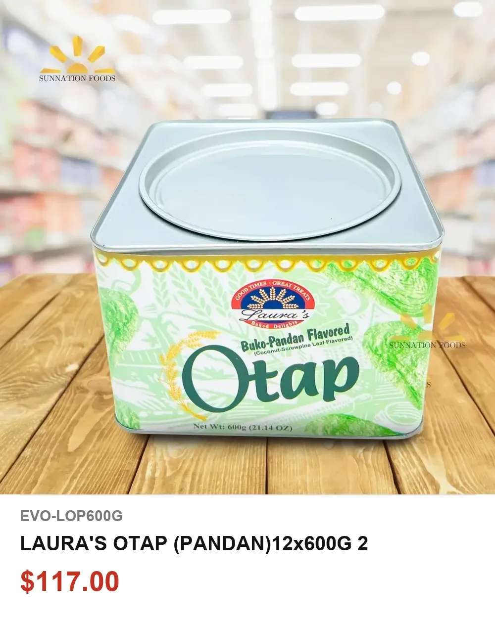 LAURA's OTAP (PANDAN)12x600G 2