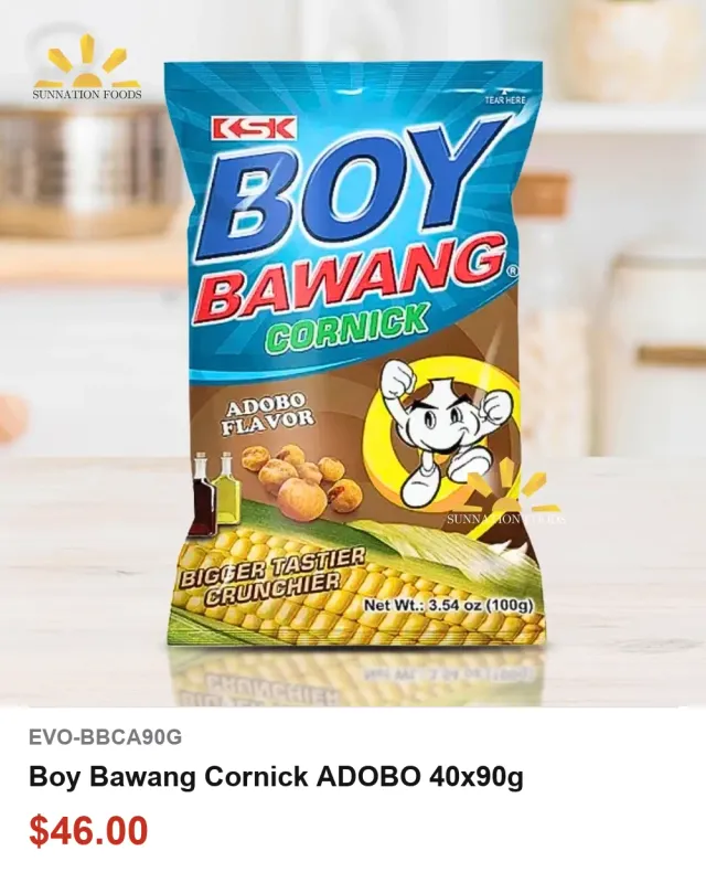 Boy Bawang Cornick ADOBO 40x90g