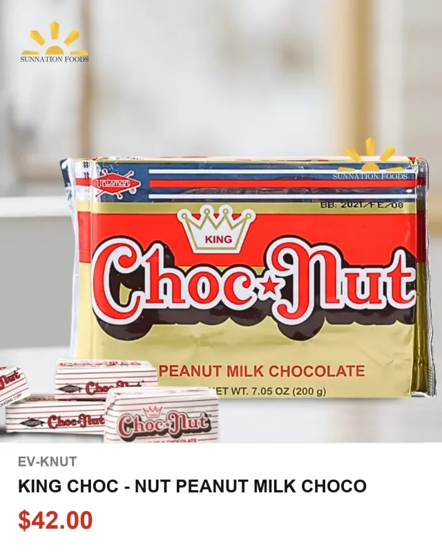 KING CHOC - NUT PEANUT MILK CHOCO