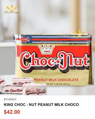 KING CHOC - NUT PEANUT MILK CHOCO