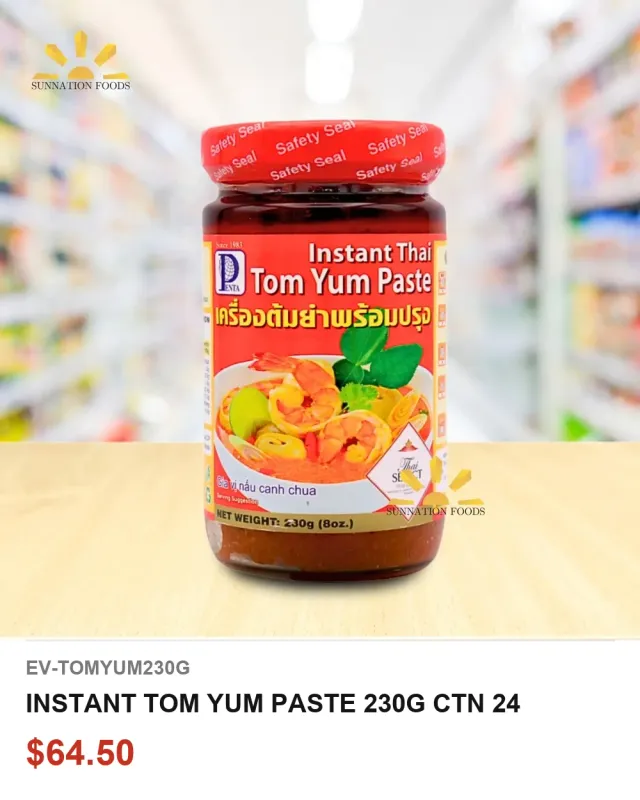 INSTANT TOM YUM PASTE 230G CTN 24
