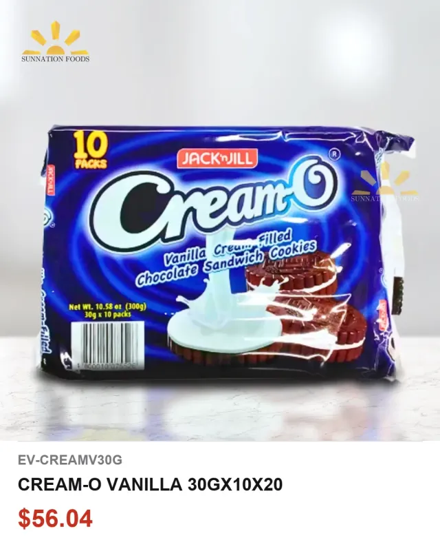 CREAM-O VANILLA 30GX10X20